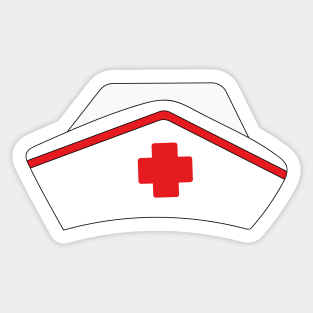 Nurse Hat Sticker